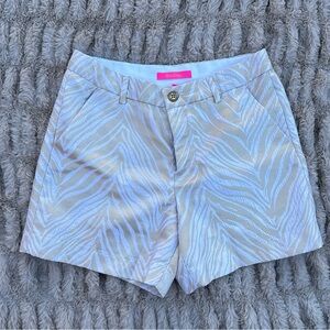 Lilly Pulitzer zebra print shorts size 6